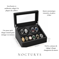Gravitation — Remontoir 4 montres automatiques + 6 places de rangement