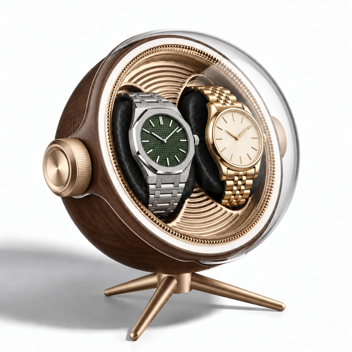 Halo II — Remontoir pour 2 montres automatiques